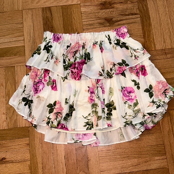 LoveShackFancy ruffle mini skirt - Picture 1 of 5